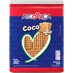 BISCOITO ALCOBACA 400G COCO